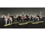 30mm Tradition Napoleon with staff officers Napoleonic Wars Painted