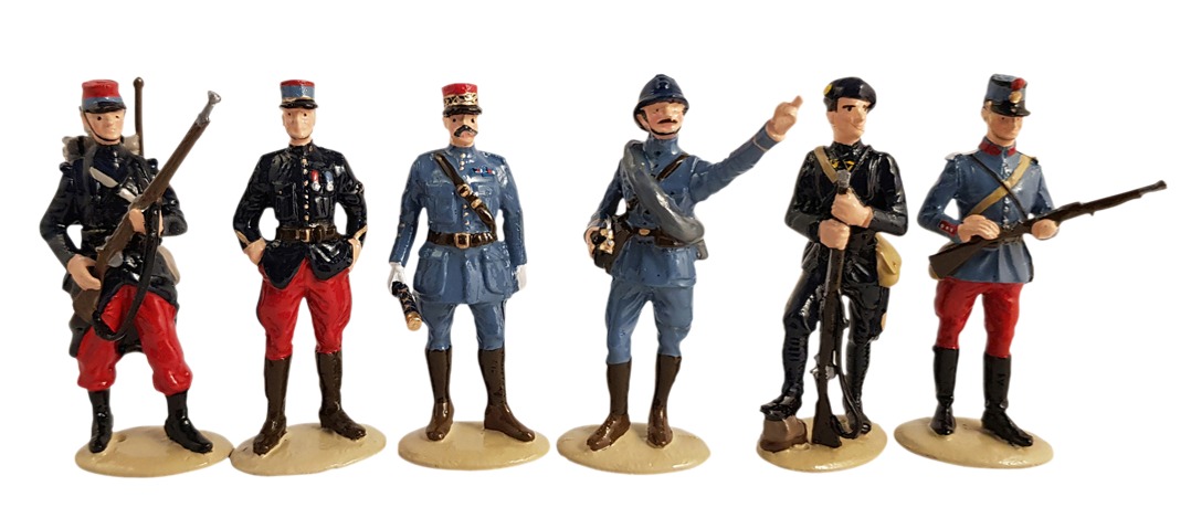 2018 Christmas set - The French Army - The First World War - 54mm Painted in Gloss
