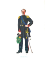 Plate ToL No.016 Bersaglieri Rifles Captain full dress 1864
