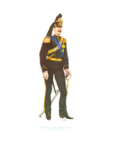 Plate ToL No.018 Artiglieria A Cavallo Horse Artillery Captain full dress 1864