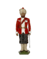 0070 1 Toy Soldier Officer 8th Madras Native Infantry 1890 Kit