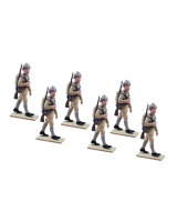 0835 Toy Soldier Set Privates Marching - Turkish Infantry Regiment Painted