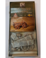 50mm - 1:60 - HWG Models - Tradition - 91016 Two axle supply Wagon 30 Years war - Unpainted
