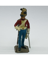 P138 Great Britain 1st Dragoon Guards Trooper Napoleonic Wars - Painted