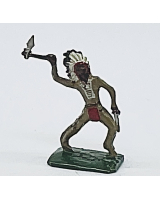 12-T-1 North American Indian with Tomahawk 30mm SAE Madeira